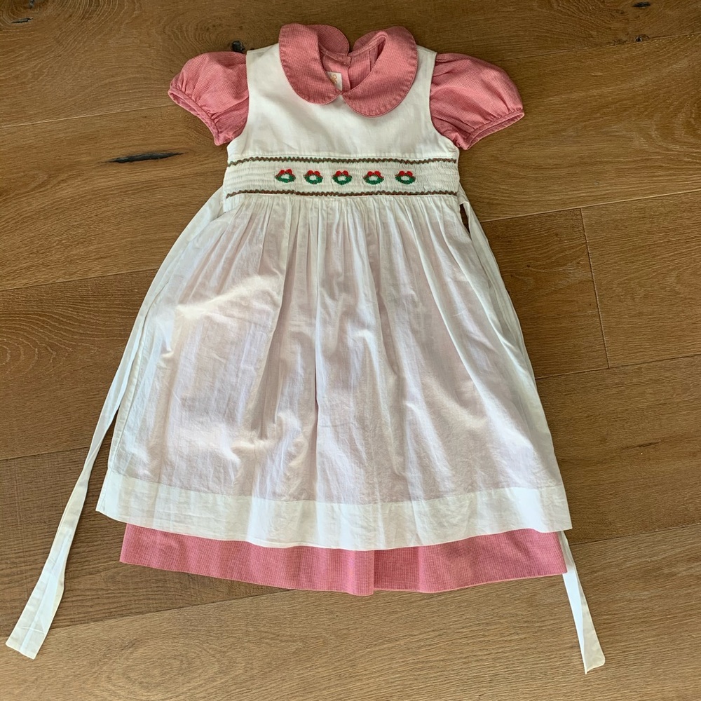 Smocked holiday dress